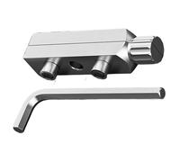 Broken Pipe Thread Extractor, Internal Valve Screw Remover, Faucet Hardware Extraction Device, Hardened Steel Construction, Ergonomic Grip Handle, Plumbing Maintenance Tool, Wallboard Repair Equipment