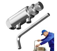 Broken Pipe Thread Extractor Tool - Internal Pipe Valve Thread Removal Tools, Flutes Extractor for Tap Screw Thread Broken