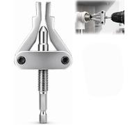 Broken Pipe Thread Extractor Tool Steel Hex Shank Nipple Remover，1