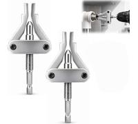 Broken Pipe Thread Extractor Tool Steel Hex Shank Nipple Remover，2