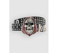 Broken Promises Shriek Rhinestone Belt black S