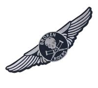 Broken Riders Biker Large Jacket Sew on Embroidered Patch