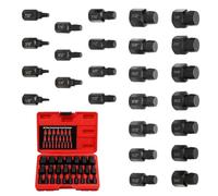 Broken Screw Remover - Twisted Sockets, Unit Outward Grip for Stuck Fasteners, Gripping Tool with Alloy Steel, Hardware Kits, Fluted Shell for Snapped Bolts, Motorcycle & Workshop