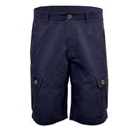 Broken Standard Mens Cargo Chino Combat 100% Cotton Shorts Fashion Camouflage Summer 30-38 (34, Navy Orion)