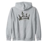 Broken Still Loved By Christ Crown Christian Faith Zip Hoodie