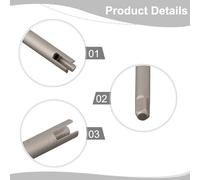 Broken Tap Extractor Guide with for HSS Steel 3-Claw and 4-Claw Options for -M10 Sizes, for Easy Screw Removal Tool for Workshop and DIY Repairs(M6)