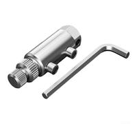 Broken Tap Extractor Tool for Taps Angle Valves 12-29mm Reverse Thread Remover Carbon Steel Plumbing Repair Instrument for Home Use(Three/1 Inch)