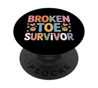 Broken Toe Survivor Recovery Stubbed Injury - PopSockets Adhesive PopGrip