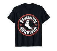 Broken Toe Survivor Recovery Stubbed Injury |- T-Shirt