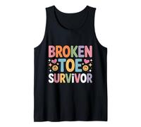 Broken Toe Survivor Recovery Stubbed Injury - Tank Top