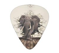 Broken Wall Elephant Guitar Plectrums Classical Triangle Bass Acoustic And Electric Guitar Plectrums For Guitarists 12 Pieces