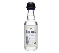 Brokers Premium London Dry Gin Miniature (40%) - 5cl Single Bottle