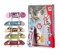 BROKIG Decktoy Finger Skateboard Park For Kids,Mini Fingerboard Skatepark Training Finger Boards Toys Ramp Set Kit Boys Gift (HB11)