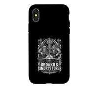 Brokkr And Sindris Forge Mjolnir Made This Place Case for iPhone X/XS
