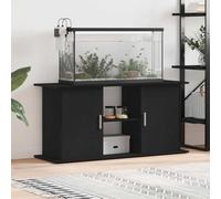 Brokky 862154 Aquarium Stand Black Oak 121x41x58 cm Engineered Wood Wooden Aquarium Cabinet,Sturdy Support in Classic and Essential Style to Have a Complete Aquarium Accessories Kit