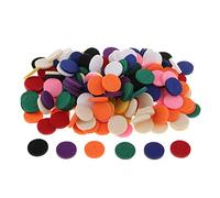 BROLEO 200Pcs Aromatherapy Diffuser Pad,Felt Pads,Round Refill Pad, Essential Oil Refill Pads,Craft Making Accessories (Mixed)