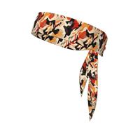 BROLEO abstract cow skin Prints Sports headscarf, sweat absorbing and breathable, motion headband, double-sided kerchief