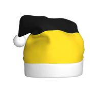 BROLEO Baden-Württemberg flag Printed Christmas Hat for Adult quality accessory soft, lightweight, and fluffy