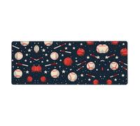 BROLEO Baseball Printing Extra Large Mouse Pad Strong Adhesion, Durable, Precise Locking Edge 12x31.5in