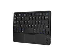 BROLEO Black Wireless Keyboard with Touchpad, Keyboard, Quick Response for PC/Tablet