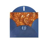 BROLEO Blue Greeting Card beauty burnt orange Picture for Christmas, Children's Birthday, Valentine's Day, and Party Invitation