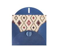 BROLEO Blue Greeting Card Geometric vector Picture for Christmas, Children's Birthday, Valentine's Day, and Party Invitation