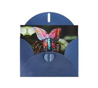 BROLEO Blue Greeting Card Strange Insects Picture for Christmas, Children's Birthday, Valentine's Day, and Party Invitation