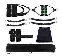 BROLEO Boxing Training Resistance Band Set, 25 Pound Heavy, 4 Count, Stackable, Workout Bands for Boxing, Karate Fighting, Yoga, Pilates, Strength Training