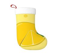 BROLEO cartoon lemon Christmas Decorative Stockings - Festive Holiday Accessories for Parties and Community Events