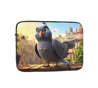BROLEO Cartoon Pigeon Prints Portable Shockproof Laptop Sleeve Case 12 inch for Men and Women's Business Travel, School, and Office Daily Use
