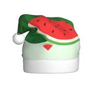 BROLEO cartoon watermelon Pattern Christmas Hat for Adult for men and women clothing headband for festive occasions