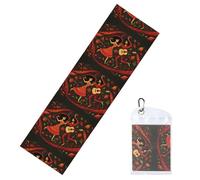 BROLEO Chilled Sports Towel 12x40 in Ice Towel Soft Breathable Chilly Towel for Yoga Sport Running Gym Workout Fitness mexican salsa symbols Picture