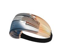 BROLEO Cruise Ship on The sea Printing Sports Headband for Women Sweat Proof Bandeau Summer Elastic Band