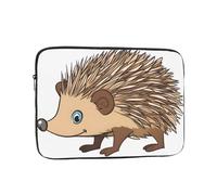 BROLEO Cute Cartoon Hedgehog Prints Portable Shockproof Laptop Sleeve Case 17 inch for Men and Women's Business Travel, School, and Office Daily Use