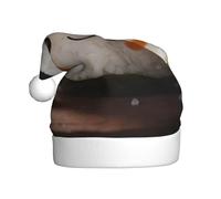 BROLEO Cute little rice ball Printed Christmas Hat for Adult quality accessory soft, lightweight, and fluffy