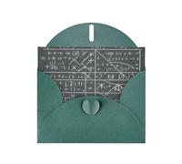 BROLEO Dark Green Greeting Card Math Geometry Geek Calculus Picture for Christmas, Children's Birthday, Valentine's Day, and Party Invitation