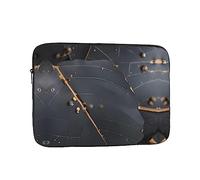 BROLEO Enchanted Plant Leaves Prints Portable Shockproof Laptop Sleeve Case 17 inch for Men and Women's Business Travel, School, and Office Daily Use