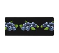 BROLEO Full Blueberries Printing Extra Large Mouse Pad, Computer Office Anti Slip Gaming Keyboard Thickened Version 12x31.5in