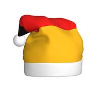 BROLEO germany flag Printed Christmas Hat for Adult quality accessory soft, lightweight, and fluffy