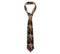BROLEO Gorilla performing printing Men's tie classic style suit cravat suitable for holidays and work