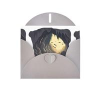 BROLEO Gray Greeting Card A cave full of bats Prints Perfect for Valentine's Day, Wedding Anniversary & Party Invitations