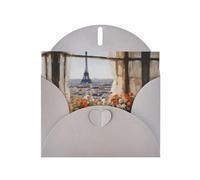 BROLEO Gray Greeting Card beautiful pylons in the distance Prints Perfect for Valentine's Day, Wedding Anniversary & Party Invitations