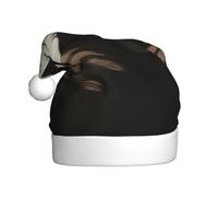 BROLEO Horrible Shadow Pattern Christmas Hat for Adult for men and women clothing headband for festive occasions