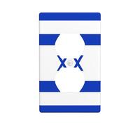 BROLEO Israeli Flag Printing Double Socket Wall Panel Decorative is Durable and Suitable for Socket Light Switch Accessories 4.5x2.76in