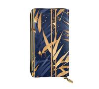 BROLEO Leather Wallet - Stylish and Durable Wallet for Women with Multiple Compartments and Zipper Design the old hollywood Picture, Black, One Size