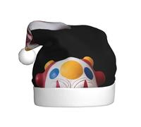 BROLEO Leonardo_Vision_XL_Clown_Mask_1 Printed Christmas Hat for Adult quality accessory soft, lightweight, and fluffy
