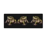 BROLEO Leonardo_Vision_Xl_Frog_0 Printing Extra Large Mouse Pad Strong Adhesion, Durable, Precise Locking Edge 12x31.5in