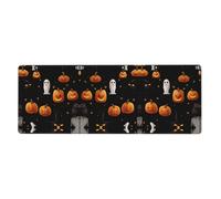 BROLEO Leonardo_Vision_Xl_Halloween_3 Printing Extra Large Mouse Pad Strong Adhesion, Durable, Precise Locking Edge 12x31.5in