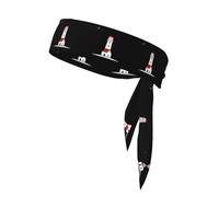 BROLEO Little house under the lighthouse Prints Sports headscarf, sweat absorbing and breathable, motion headband, double-sided kerchief