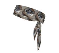 BROLEO Little turtle in the conch printing Sports headscarf, sweat absorbing and breathable, motion headband, double-sided kerchief